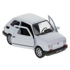 Miniatura Fiat 126 Welly 1/38 Metal e Fricção Branco