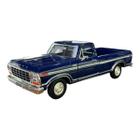 Miniatura Ford F150 Custom 1979 Azul Metal Motormax 1:24