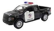 Miniatura Ford Raptor F150 Policia 2013 Metal Escala 1:46