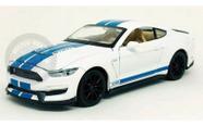 Miniatura Ford Shelby Gt350 Com Luz E Som Branca 1/32