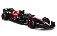 Miniatura Fórmula 1 Alfa Romeo F1 Team C43 - 24 Zhou Guanyu (2023) - Escala 1/43 - Bburago