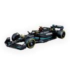 Miniatura Fórmula 1 Mercedes-AMG F1 W14 E (2023) - 44 Lewis Hamilton - Escala 1/24 - Bburago