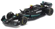 Miniatura Fórmula 1 Mercedes-AMG F1 W14 E (2023) - 44 Lewis Hamilton - Escala 1/43 - Bburago
