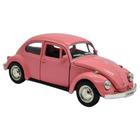 Miniatura Fusca 1967 RMZ City 1/32 Metal e Fricção Rosa