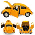 Miniatura Fusca De Metal Fusquinha Coleção Abre Porta E Capô