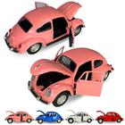 Miniatura Fusca De Metal Fusquinha - Rosa - Europio