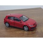 Miniatura Golf 8 GTi Welly 1:36 Metal e Fricção Vermelho