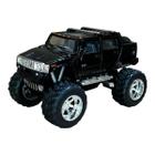 Miniatura Hummer H2 Picape Bigfoot Preto Metal 1:40