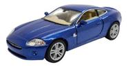 Miniatura Jaguar Xk Coupe Azul Metal 1:38