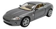 Miniatura Jaguar Xk Coupe Cinza Metal 1:38