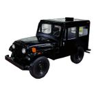 Miniatura Jeep DJ5B 1971 Preto Metal 1:26 - Kinsmart