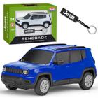 Miniatura Jeep Renegade Brinquedo Licenciado Várias Cores Com Chaveiro Usual Brinquedos