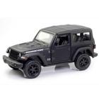 Miniatura Jeep Wrangler Rubicon 2dr RMZ 1:38 Metal e Fricção Preta Fosco