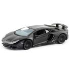 Miniatura Lambor Aventador SV Coupé 2015 RMZ City 1/36 Metal e Fricção Preto Fosco