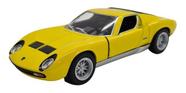 Miniatura Lamborg. Miura P400 Sv 1971 Amarelo 1:34