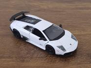 Miniatura Lamborghini Murcielago LP 670-4 SV RMZ City 1/36 Metal e Fricção Branca