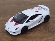 Miniatura Lamborghini Sesto Elemento Kinsmart 1/38 Metal e Fricção Branco