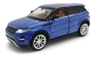 Miniatura Land Rover Evoque Azul Acende Luz E Som 1:32