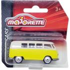 Miniatura Majorette Street Cars Kombi 1/64 Metal Amarela e Branca