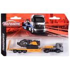 Miniatura Majorette Volvo Truck Caminhão + Escavadeira Volvo 1/87