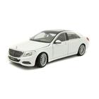 Miniatura Mercedes Benz S-Class Branco Welly 1/24