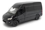 Miniatura Mercedes Benz Sprinter Furgão Preto Metal 1:48