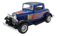 Miniatura Metal Ford 3 Window Coupe Azul 1932 KT5332DF