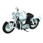 Miniatura Moto Harley Davidson K Model 1952 S37 1/18 Branco Maisto 31360