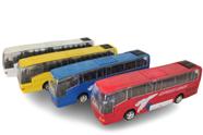 Miniatura Ônibus De Viagem Turismo Guanabara C/Luz E Som - 16 Cm Toy King Gontijo Carrinho de Ferro