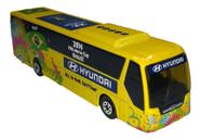 Miniatura Ônibus Huyndai Brasil Copa do Mundo 2014