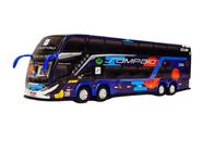 Miniatura Ônibus Sampaio G8 Dd 4 Eixos 30 Centímetros