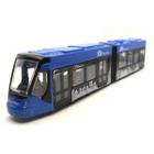 Miniatura Ônibus Siemens Avenio Tram Azul Majorette