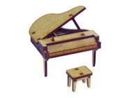 Miniatura Piano de Cauda Com Banco A115