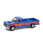 Miniatura Picape Chevrolet Silverado 1987 1/64 Azul Greenlight Gre41130