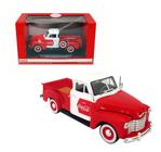 Miniatura Pick Up Antiga Coca Cola Chevy 1953 1/32 Metal