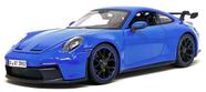 Miniatura Porsche 911 GT3 2022 Azul 1/18 Maisto