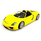 Miniatura Porsche 918 Spyder Amarelo Welly 1/24