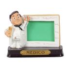 Miniatura Profissional Medico De Resina Com Porta Foto 8Cm