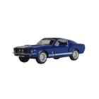 Miniatura Shelby Gt-500 1967 Kinsmart 1:38 Azul