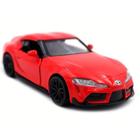 Miniatura Toyota Supra 2020 RMZ 1/32 Metal e Fricção Vermelho Vermelha