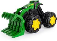 Miniatura Trator Monster John Deere Rev Up Para Criança