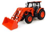 Miniatura trator pá carregadeira kubota m5-111 avec 1/32