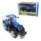 Miniatura Trator T7.315 New Holland Azul Burago 1/32