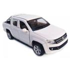 Miniatura Volkswagen Amarok Luz E Som 1:30 Branca