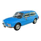 Miniatura Volkswagen Brasilia 1976 Azul Claro Metal 1:24