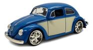 Miniatura Volkswagen Fusca 1959 Rebaixado Azul Jada 1:24