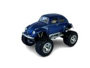 Miniatura Volkswagen Fusca Bigfoot Azul Metal 1:32