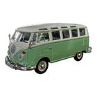 Miniatura Volkswagen Kombi Samba Verde Maisto Metal 1:24