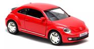 Miniatura Volkswagen New Beetle Vermelho 2012 Metal Escala1:32 - RMZ CITY