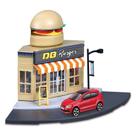 Miniatura VW Polo GTI Mark 5 1/43 e Build Your City Bburago Fast Food
